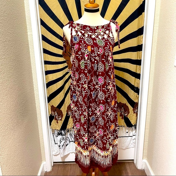 π Beautiful Bohemian hand dyed dress - Picture 2 of 12